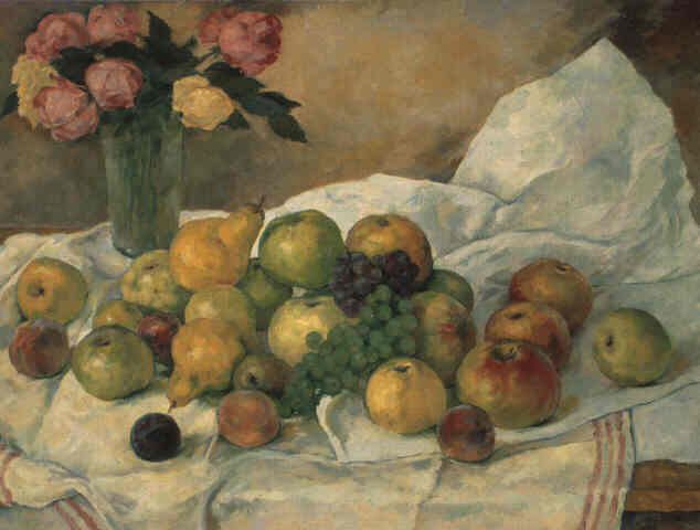 Emil Orlik, Früchte und Rosen